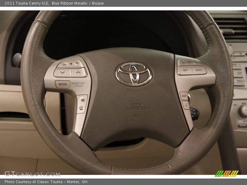 Blue Ribbon Metallic / Bisque 2011 Toyota Camry XLE