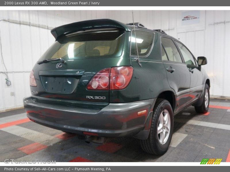 Woodland Green Pearl / Ivory 2000 Lexus RX 300 AWD