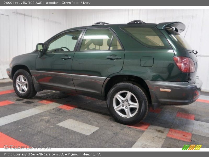 Woodland Green Pearl / Ivory 2000 Lexus RX 300 AWD