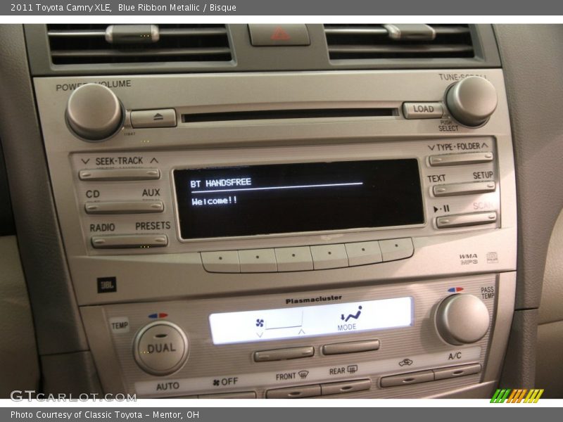 Blue Ribbon Metallic / Bisque 2011 Toyota Camry XLE