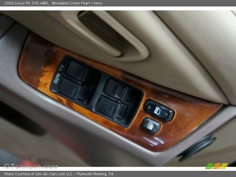 Woodland Green Pearl / Ivory 2000 Lexus RX 300 AWD