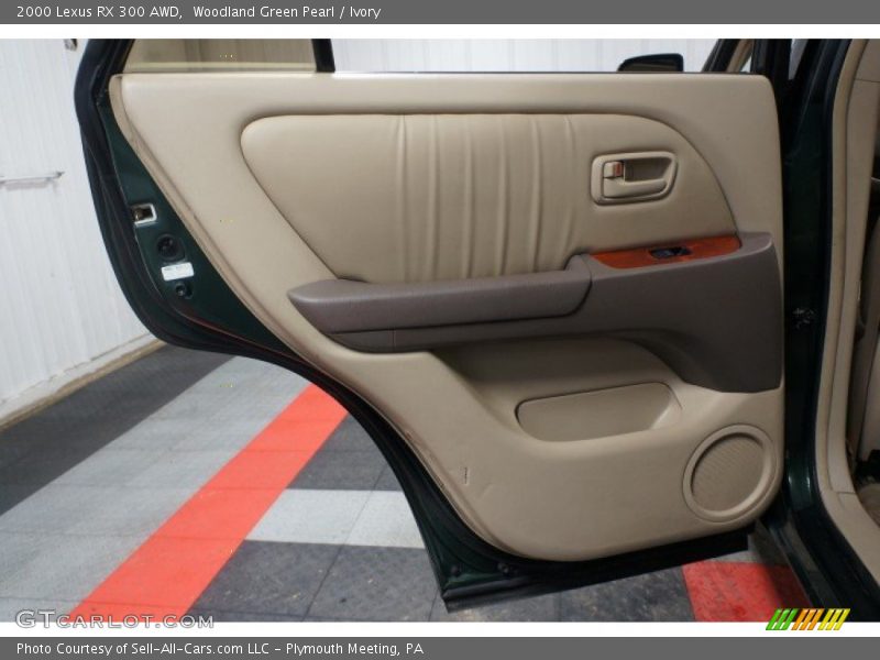 Woodland Green Pearl / Ivory 2000 Lexus RX 300 AWD