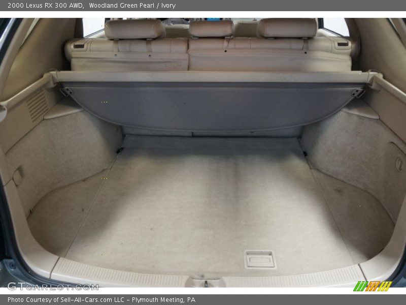 Woodland Green Pearl / Ivory 2000 Lexus RX 300 AWD