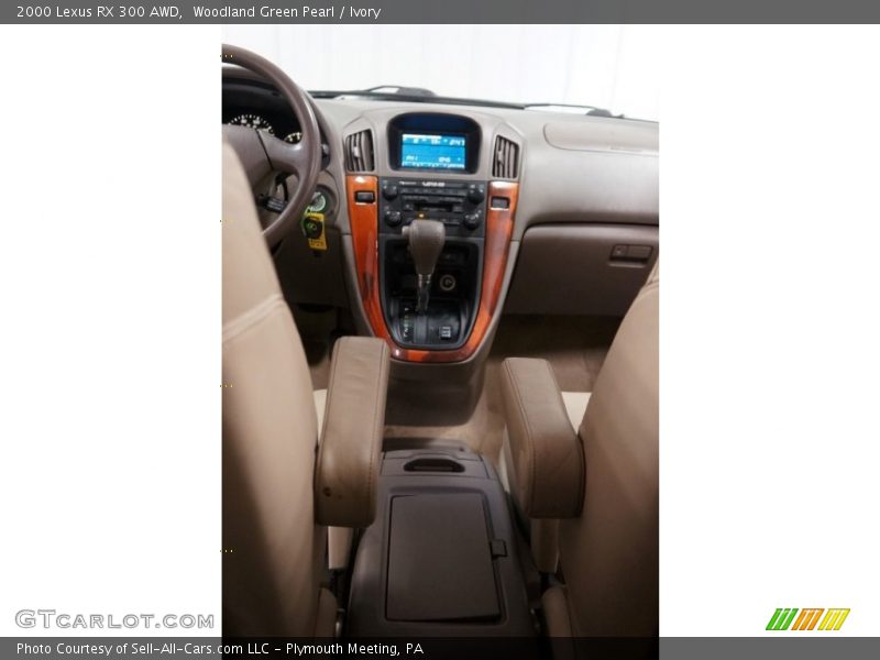 Woodland Green Pearl / Ivory 2000 Lexus RX 300 AWD