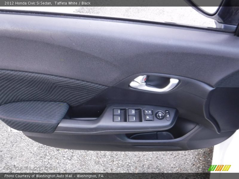 Taffeta White / Black 2012 Honda Civic Si Sedan