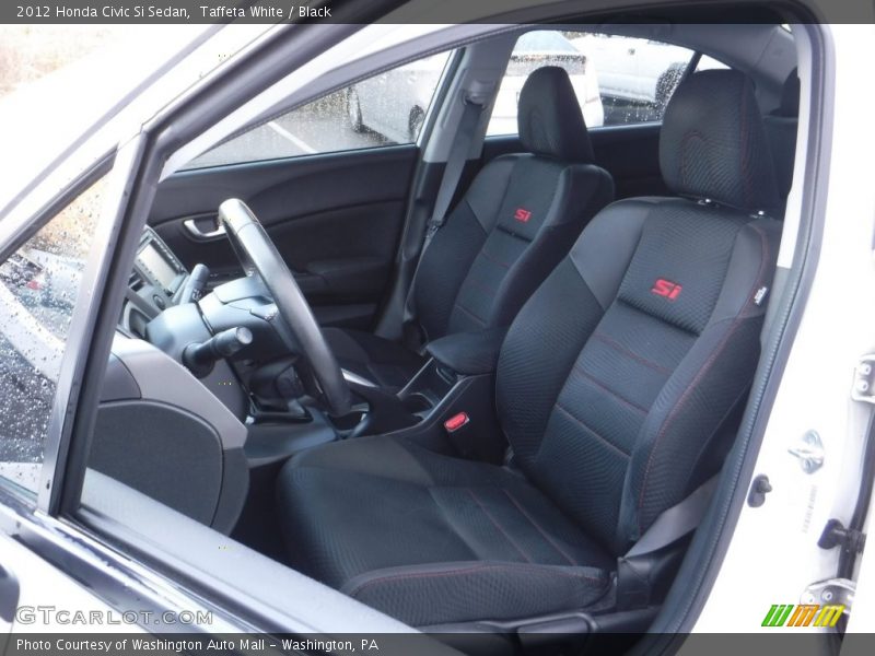 Taffeta White / Black 2012 Honda Civic Si Sedan
