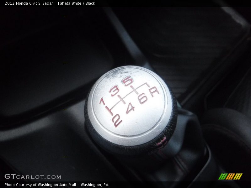Taffeta White / Black 2012 Honda Civic Si Sedan