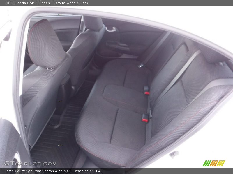 Taffeta White / Black 2012 Honda Civic Si Sedan