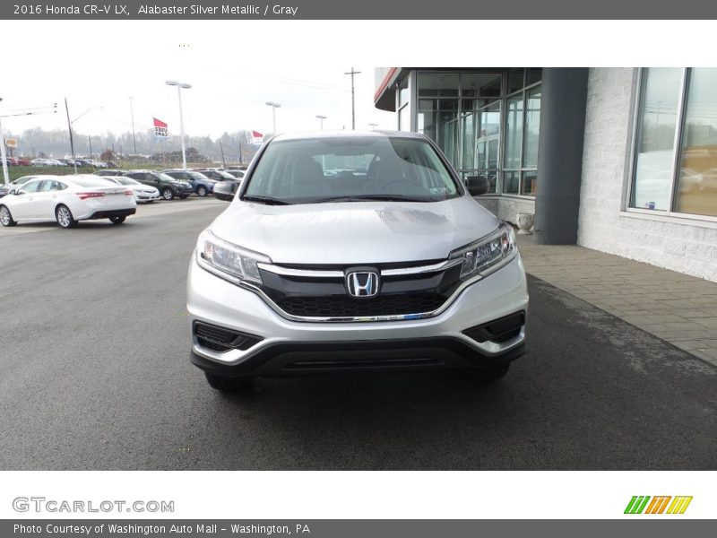 Alabaster Silver Metallic / Gray 2016 Honda CR-V LX