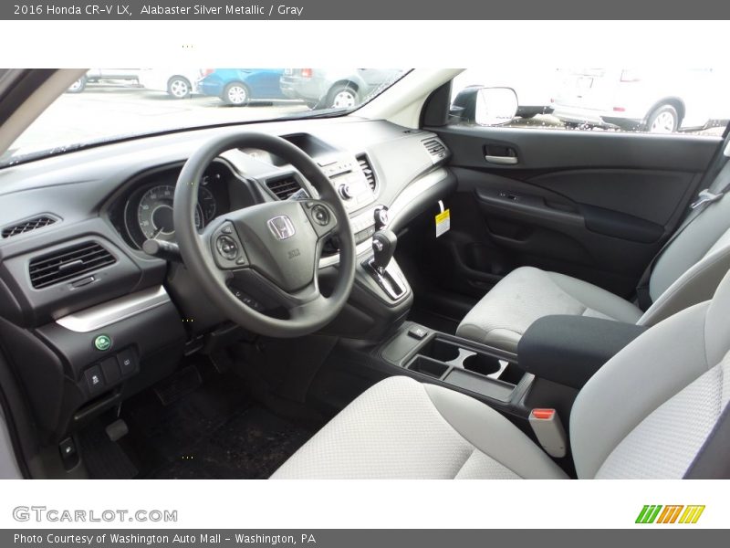 Alabaster Silver Metallic / Gray 2016 Honda CR-V LX