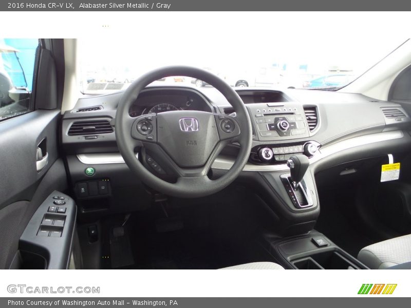 Alabaster Silver Metallic / Gray 2016 Honda CR-V LX