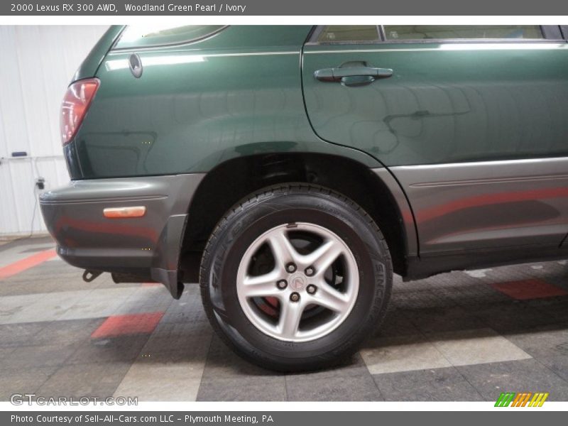 Woodland Green Pearl / Ivory 2000 Lexus RX 300 AWD