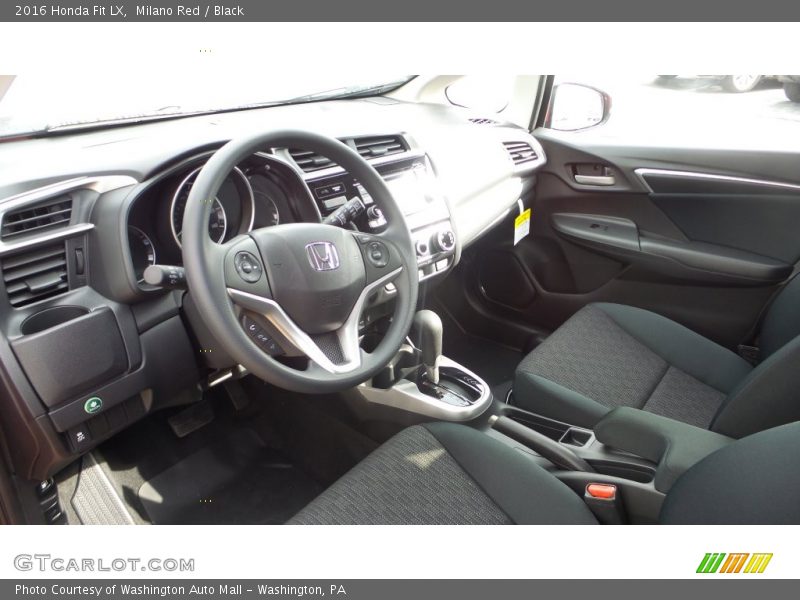 Milano Red / Black 2016 Honda Fit LX
