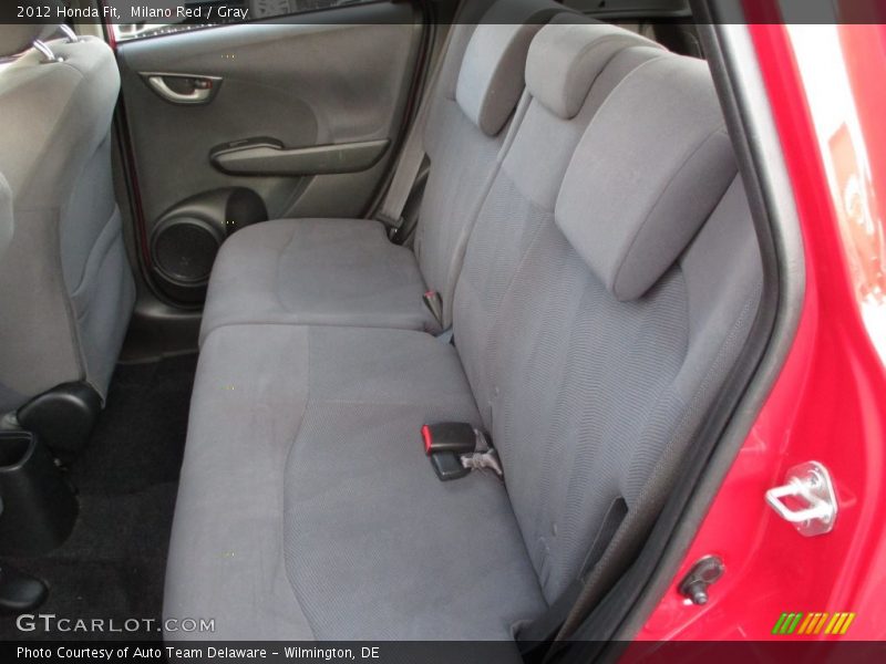 Milano Red / Gray 2012 Honda Fit