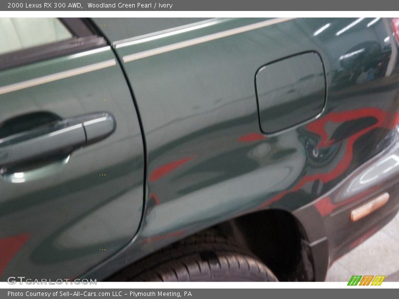 Woodland Green Pearl / Ivory 2000 Lexus RX 300 AWD