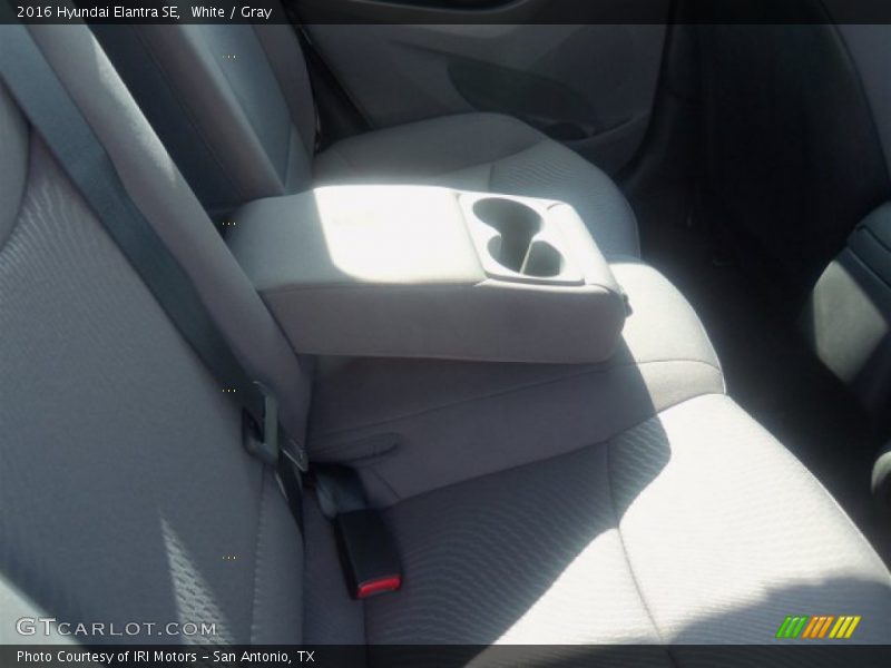 White / Gray 2016 Hyundai Elantra SE