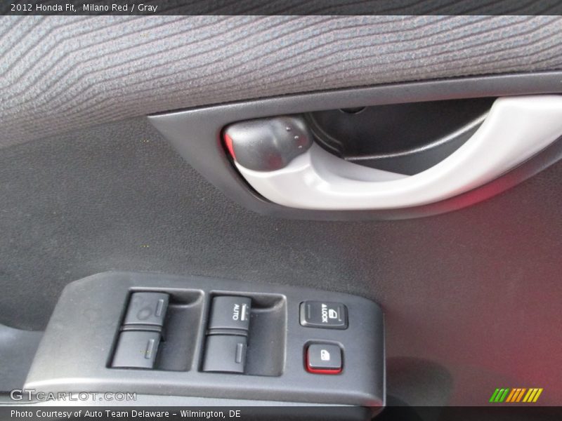 Milano Red / Gray 2012 Honda Fit