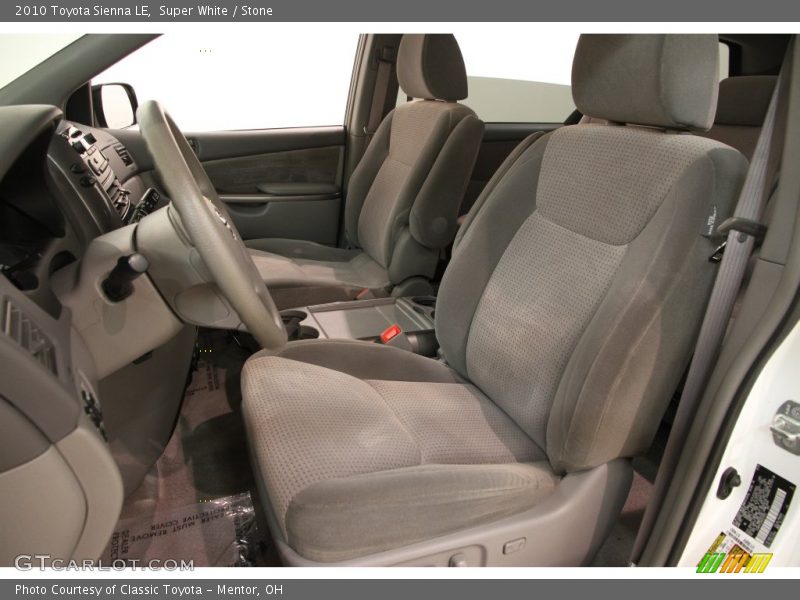 Super White / Stone 2010 Toyota Sienna LE