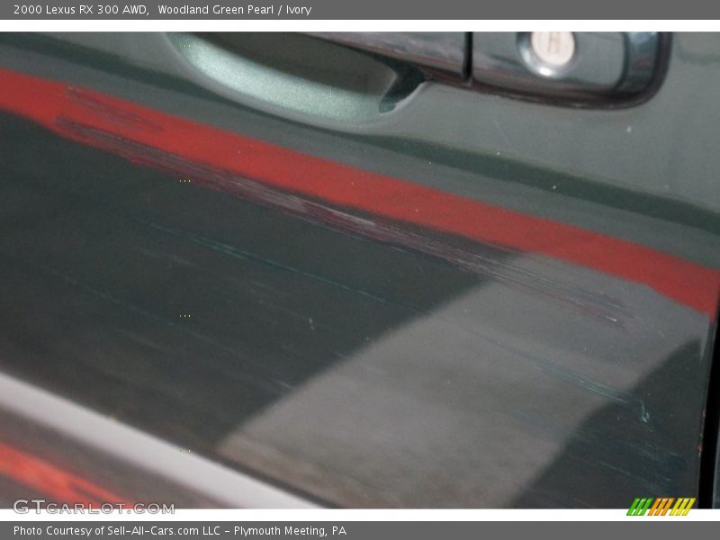 Woodland Green Pearl / Ivory 2000 Lexus RX 300 AWD