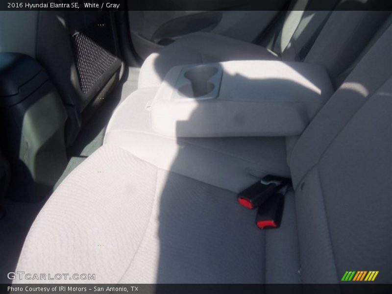 White / Gray 2016 Hyundai Elantra SE