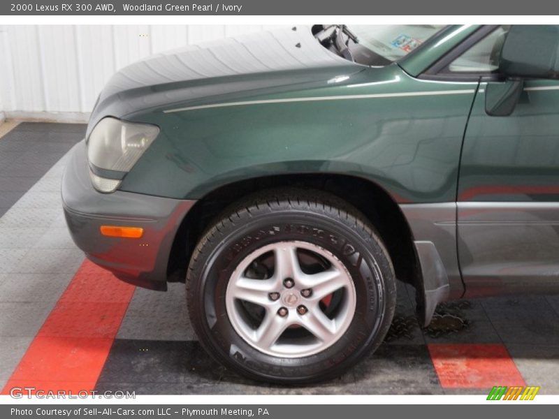 Woodland Green Pearl / Ivory 2000 Lexus RX 300 AWD