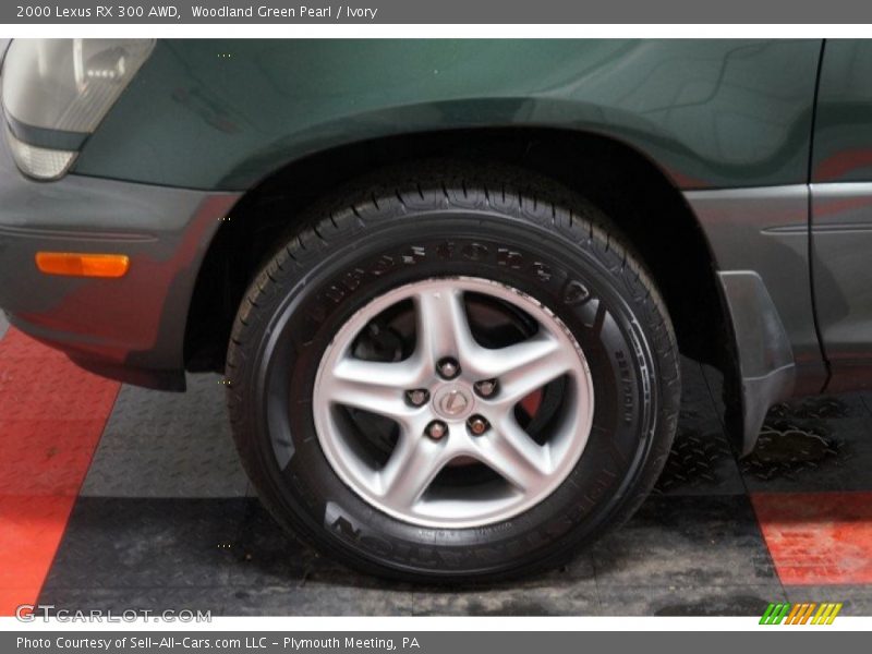 Woodland Green Pearl / Ivory 2000 Lexus RX 300 AWD