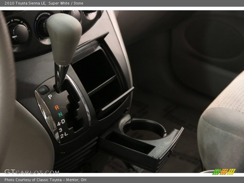 Super White / Stone 2010 Toyota Sienna LE