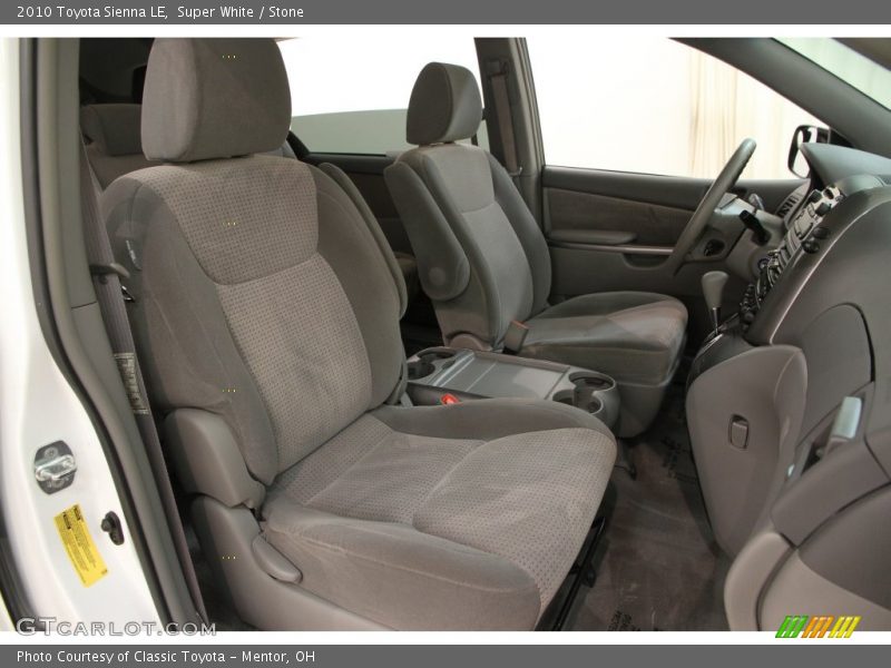 Super White / Stone 2010 Toyota Sienna LE
