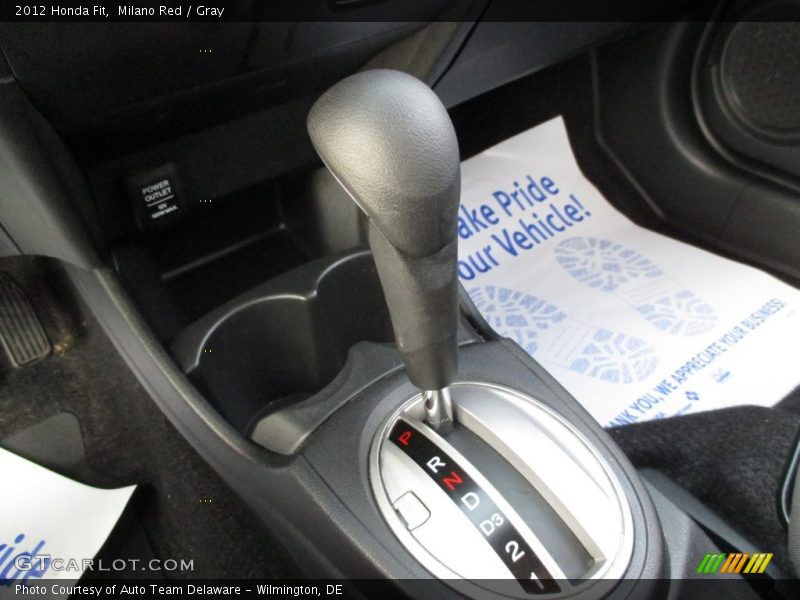 Milano Red / Gray 2012 Honda Fit