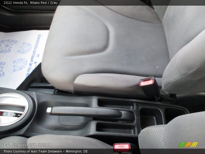 Milano Red / Gray 2012 Honda Fit