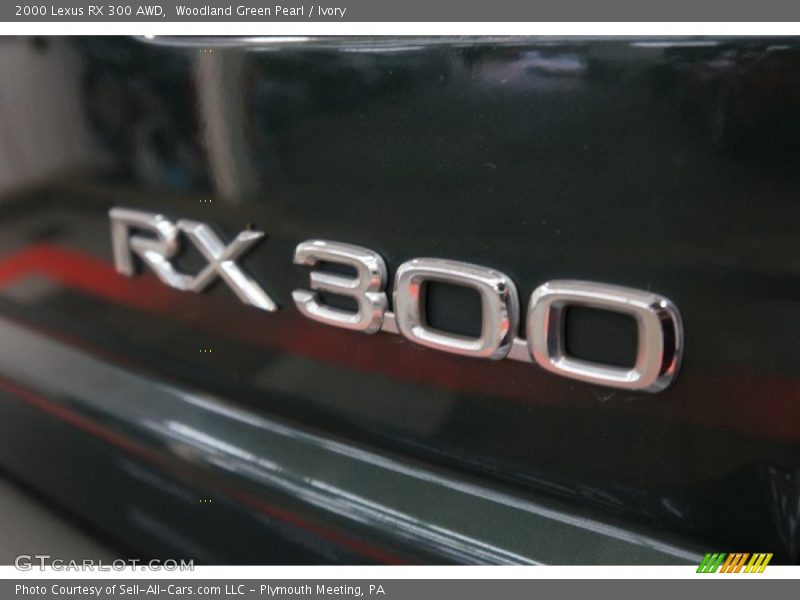 Woodland Green Pearl / Ivory 2000 Lexus RX 300 AWD