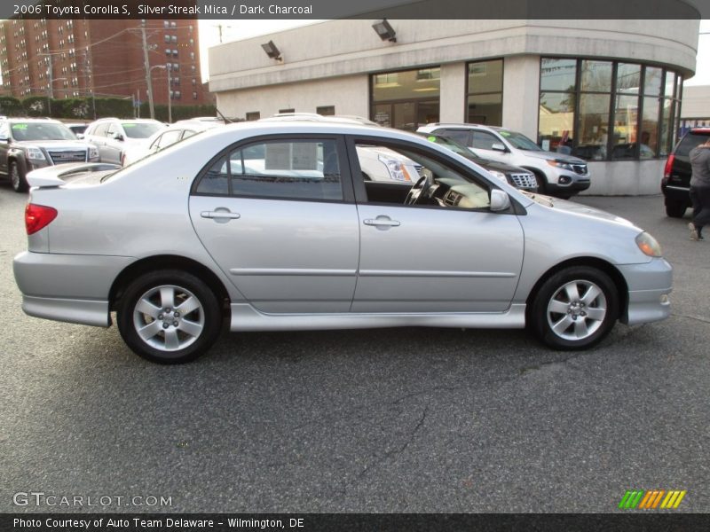 Silver Streak Mica / Dark Charcoal 2006 Toyota Corolla S