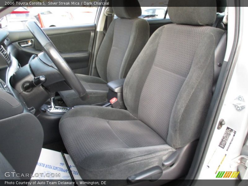 Silver Streak Mica / Dark Charcoal 2006 Toyota Corolla S