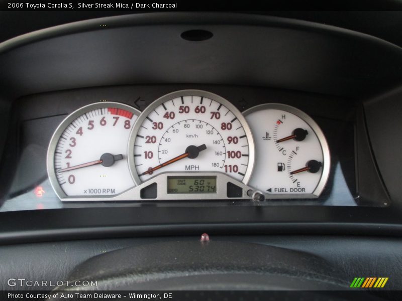 Silver Streak Mica / Dark Charcoal 2006 Toyota Corolla S