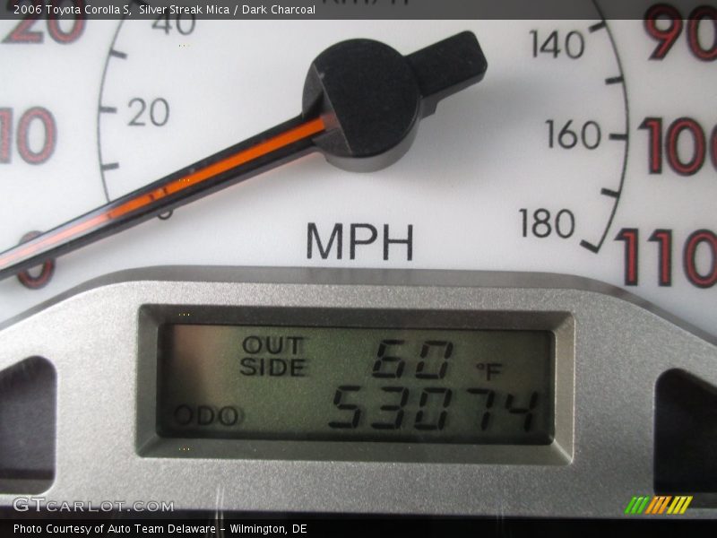 Silver Streak Mica / Dark Charcoal 2006 Toyota Corolla S