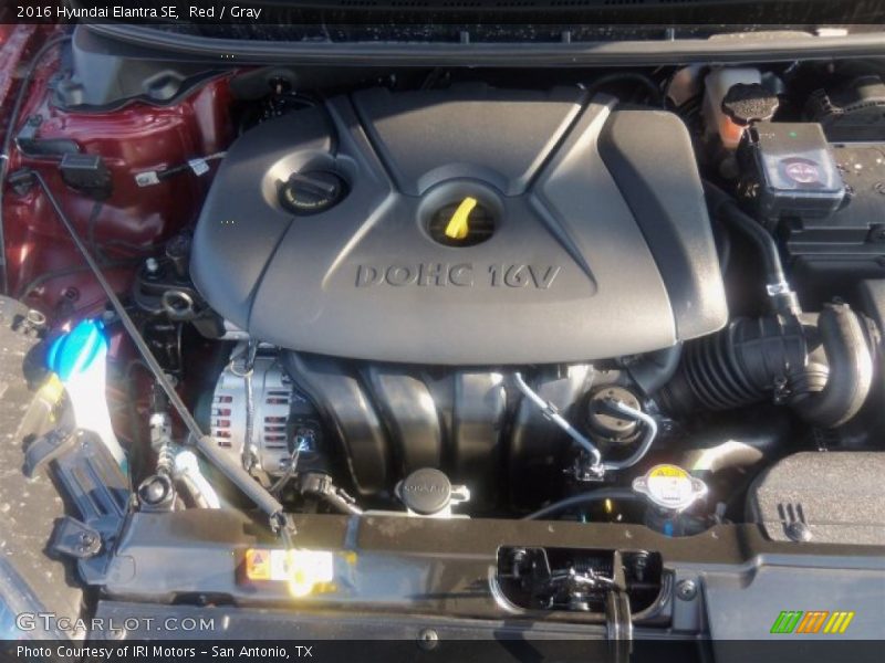 Red / Gray 2016 Hyundai Elantra SE