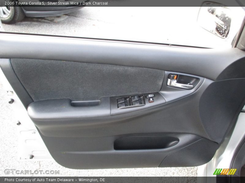 Silver Streak Mica / Dark Charcoal 2006 Toyota Corolla S