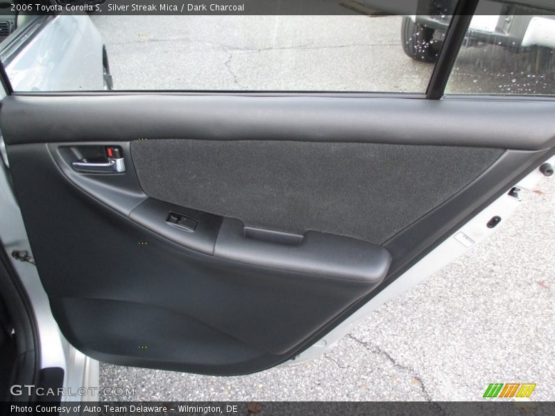 Silver Streak Mica / Dark Charcoal 2006 Toyota Corolla S