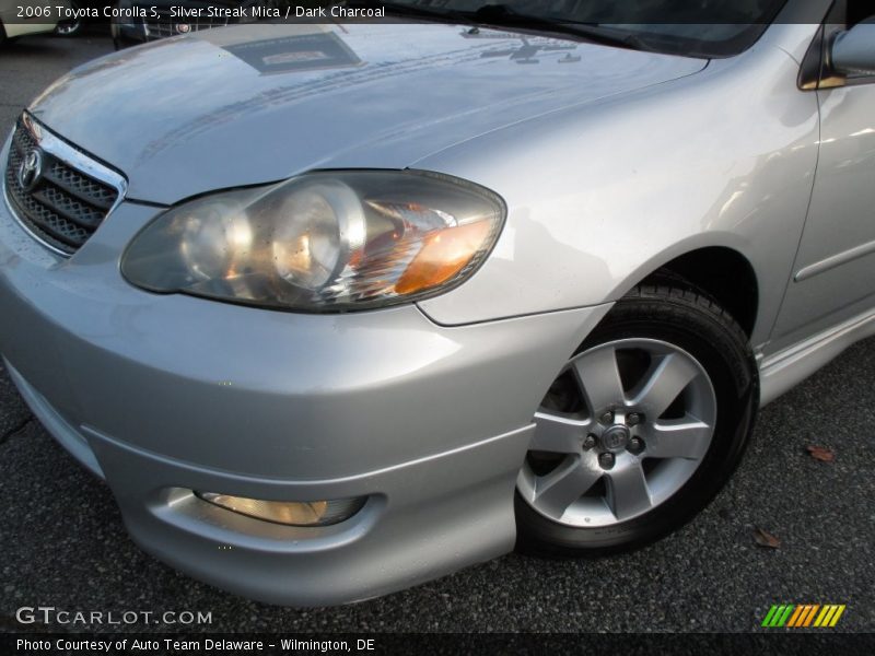 Silver Streak Mica / Dark Charcoal 2006 Toyota Corolla S