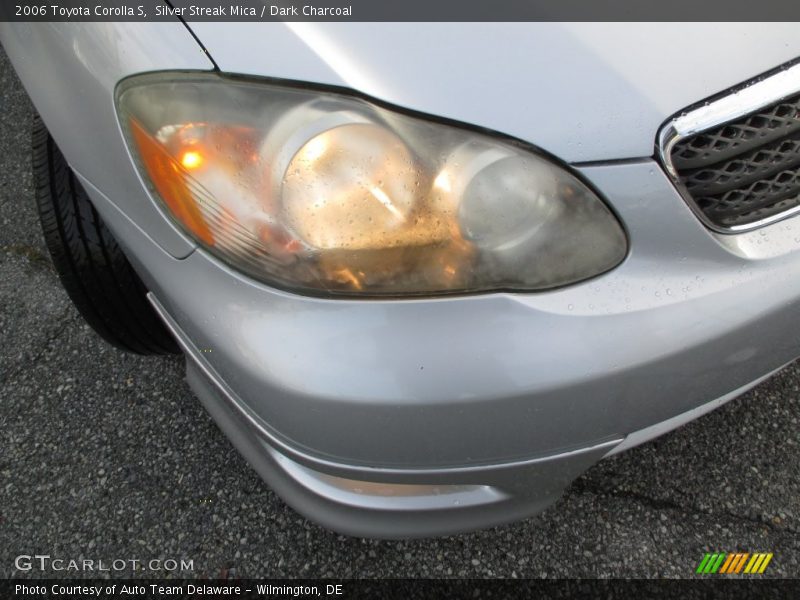 Silver Streak Mica / Dark Charcoal 2006 Toyota Corolla S