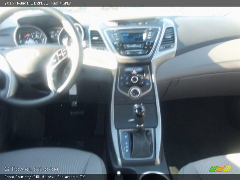 Red / Gray 2016 Hyundai Elantra SE