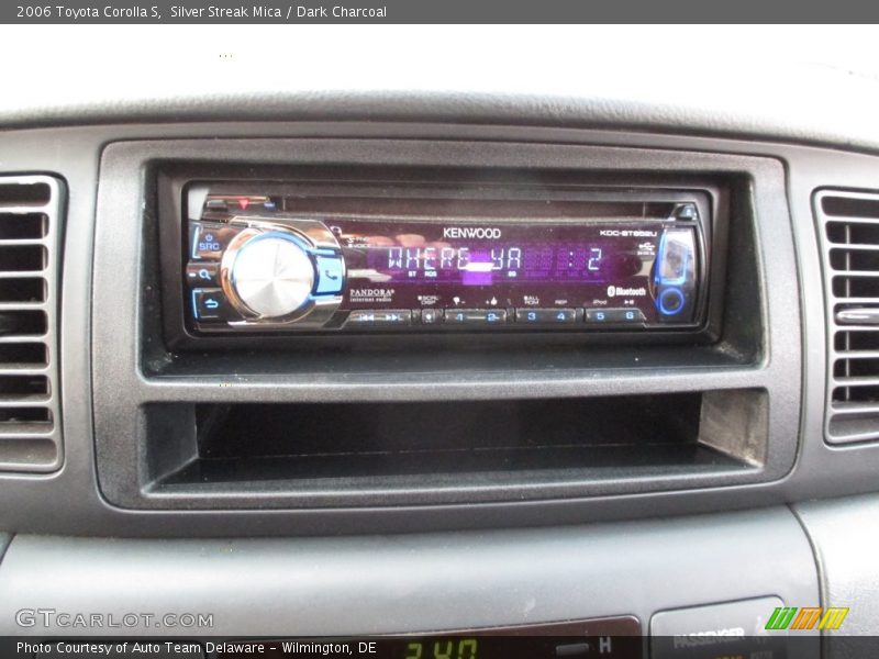 Silver Streak Mica / Dark Charcoal 2006 Toyota Corolla S
