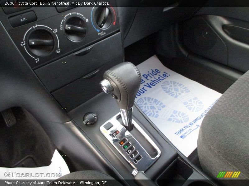 Silver Streak Mica / Dark Charcoal 2006 Toyota Corolla S