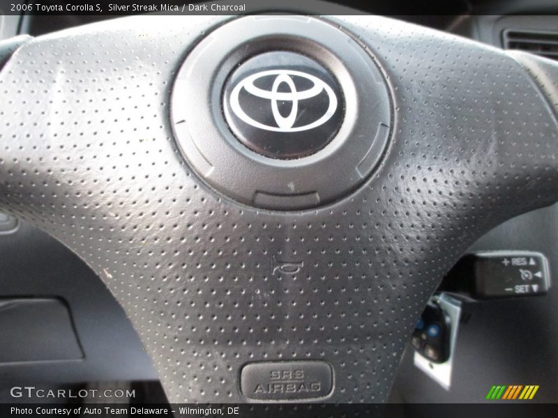 Silver Streak Mica / Dark Charcoal 2006 Toyota Corolla S
