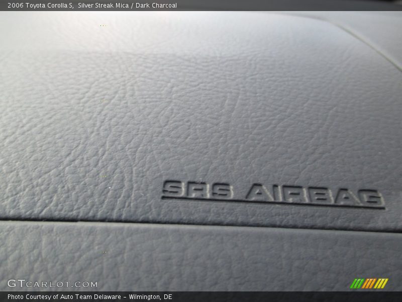 Silver Streak Mica / Dark Charcoal 2006 Toyota Corolla S