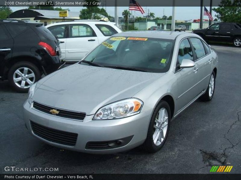Silverstone Metallic / Gray 2008 Chevrolet Impala LTZ