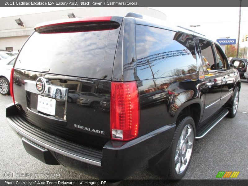 Black Raven / Cashmere/Cocoa 2011 Cadillac Escalade ESV Luxury AWD