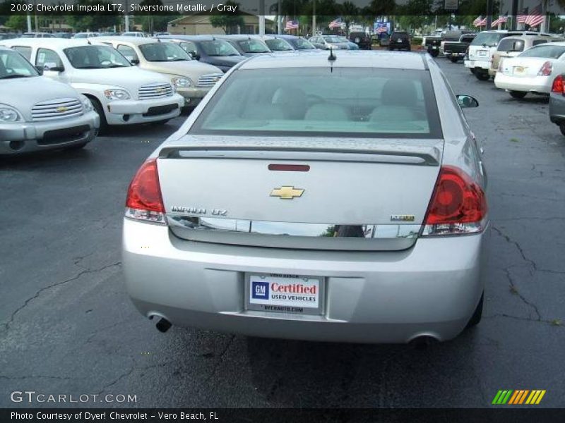 Silverstone Metallic / Gray 2008 Chevrolet Impala LTZ