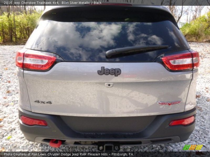 Billet Silver Metallic / Black 2016 Jeep Cherokee Trailhawk 4x4