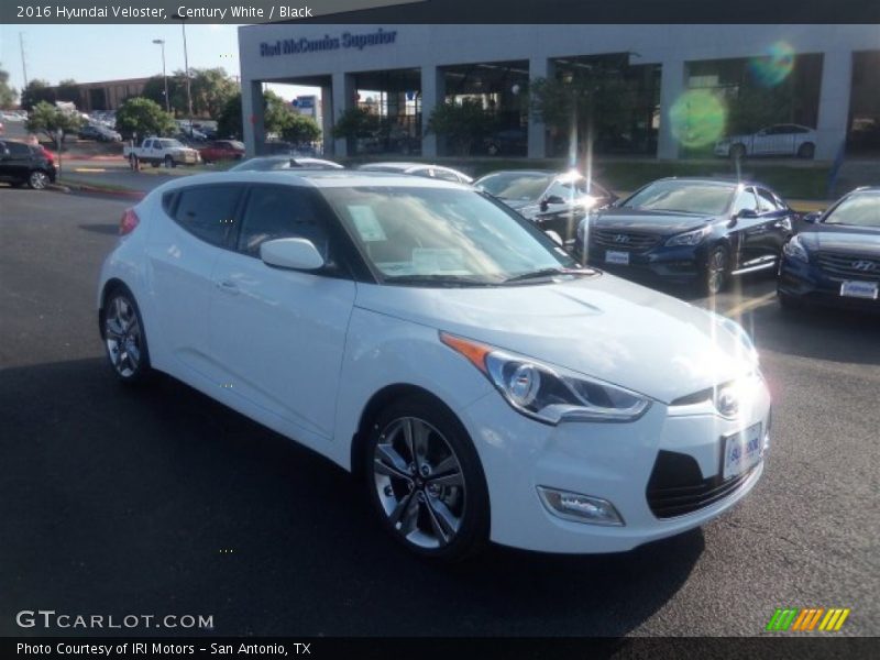 Century White / Black 2016 Hyundai Veloster